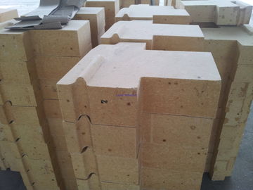 High Temp Fireproof Refractory Fire Brick Silica Bricks For Glass Blast Furnace , Pizza Oven