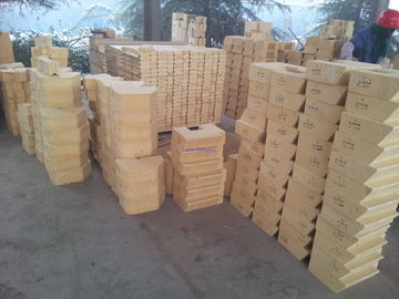 High Temp Fireproof Refractory Fire Brick Silica Bricks For Glass Blast Furnace , Pizza Oven