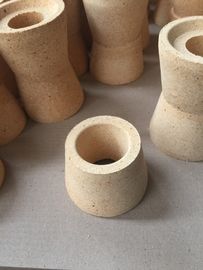 Bottom Pouring Shapes Refractory Aluminum Fire Clay Bricks For Ingot Steel Casting