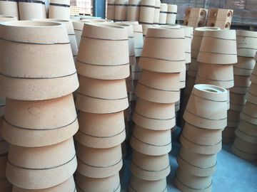 Bottom Pouring Shapes Refractory Aluminum Fire Clay Bricks For Ingot Steel Casting