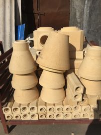 Bottom Pouring Shapes Refractory Aluminum Fire Clay Bricks For Ingot Steel Casting