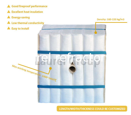 Fire - Resistant Power Generation Ceramic Fiber Modules With Refractory Anchors ISO9001