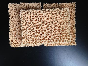 High Porosity Sponge Ceramic Foam Filter SIC Alumina Material Three Dimensional Connected Mesh Structure