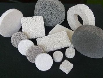 High Porosity Sponge Ceramic Foam Filter SIC Alumina Material Three Dimensional Connected Mesh Structure