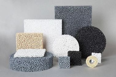 Heat Resistant Refractory SIC Efficient Silicon Carbide Alumina Ceramic Foam Filter For Metal / Casting