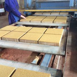 Refractory Ecological Ceramics Water Permeable Brick / Permeable Paving Products foundry industry