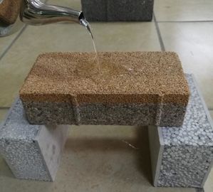 Refractory Landscape Anti - Slip Water Permeable Brick Floor Materials Strong Water Absorbing Capacity