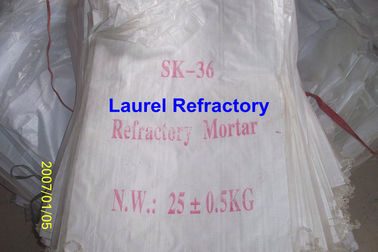 High Temperature Unshaped Refractory Mortar Series Basic / Acidic Refractories for Kiln