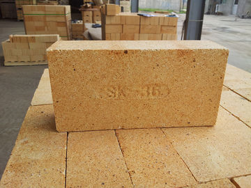 High Temperature Fireproof  Refractory High Alumina Fireclay Bricks For Metal Mixer Furnace , Blast Furnaces