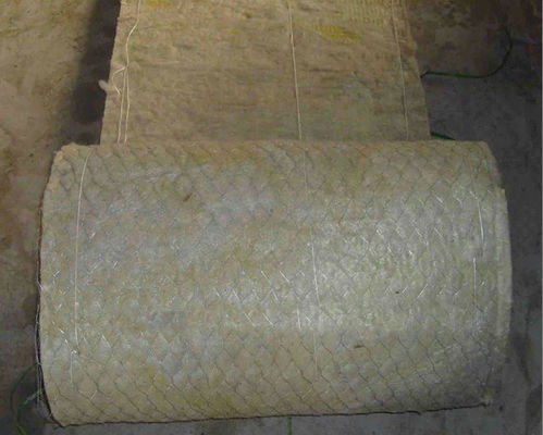 Refractory Metal Building Insulation Rock Wool Blanket 25-200mm Thickness