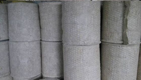 Refractory Metal Building Insulation Rock Wool Blanket 25-200mm Thickness