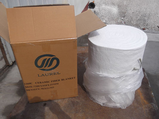 White Fireproof Refractory Insulation Ceramic Fiber Wool Blanket For Tunnel Kiln