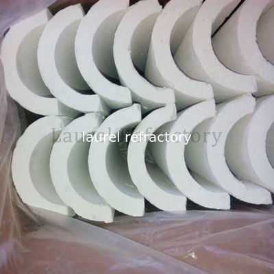 Refractory High Density Insulation Waterproof Calcium Silicate Pipe Fireproof 230 kg/m3