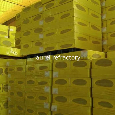 Refractory Acoustic Isolation Insulation Mineral Rock Wool Board 50mm For Outdoor Wall Insulation