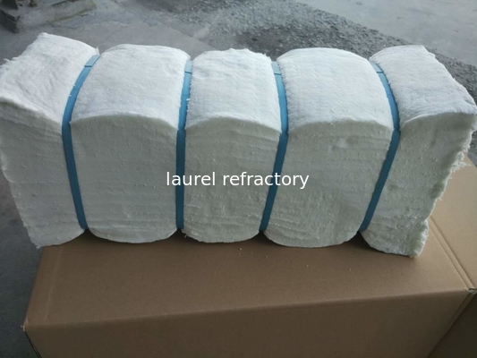 Rectangle Refractory Insulation Ceramic Fiber Modules For Furnaces And Ovens with Anchor