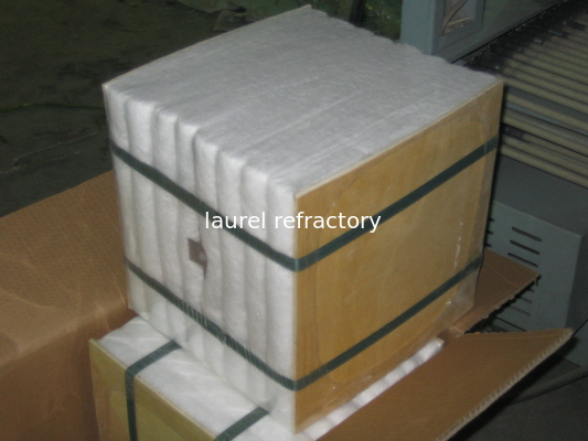 Rectangle Refractory Insulation Ceramic Fiber Modules For Furnaces And Ovens with Anchor