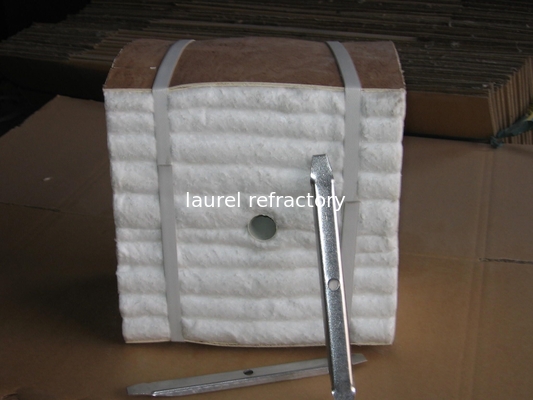 Thermal Insulation Refractory Rectangle Ceiling Material Fireproof Ceramic Fiber Modul For Lining Insulation