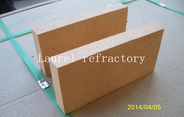 Coke ovens Alumina Fire Clay Brick / Glass Furnace , Low thermal conductivity