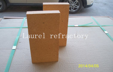 Coke ovens Alumina Fire Clay Brick / Glass Furnace , Low thermal conductivity