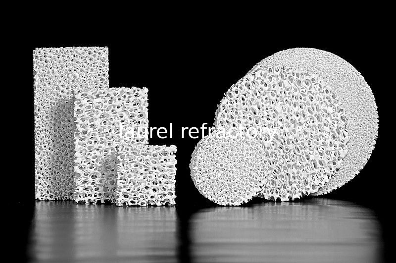 SIC High Strength Ceramic Foam Filter Alumina Silicon Carbide Filter For Casting