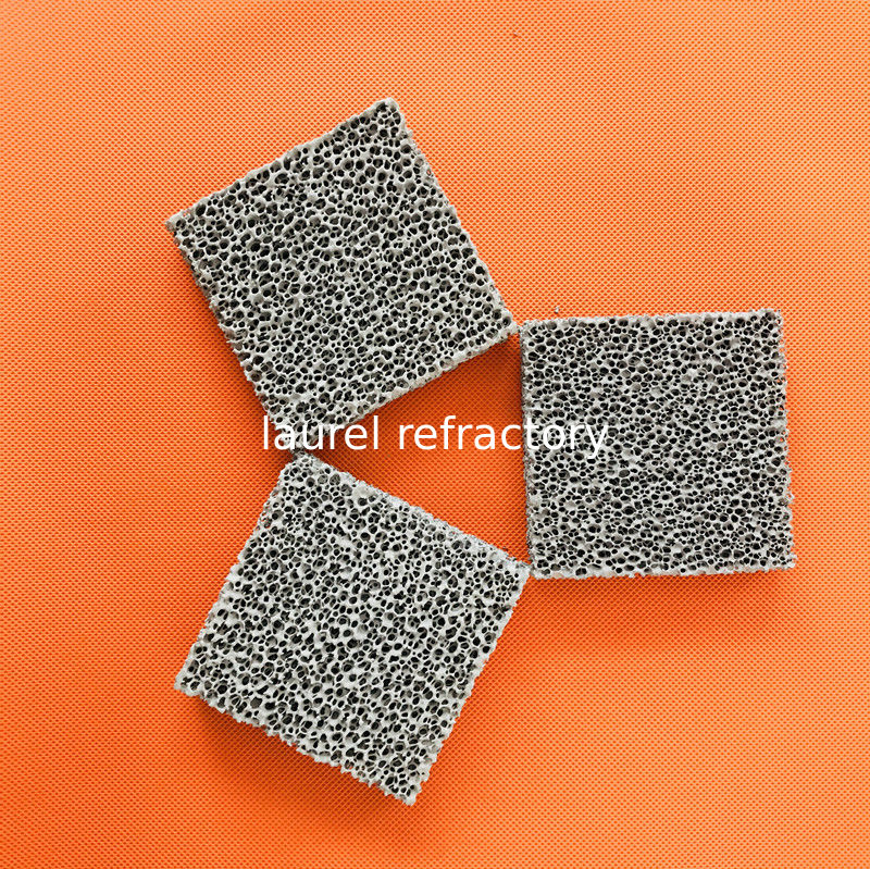 Silicon Carbide Ceramic Foam Filter Al2o3  Metal Foam Filter For Metal Filtration Industry