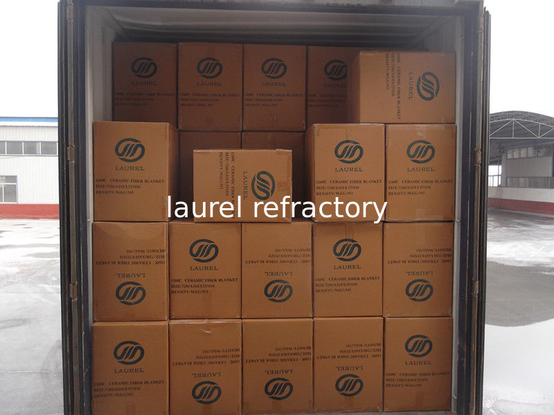 White Fireproof Refractory Insulation Ceramic Fiber Wool Blanket For Tunnel Kiln