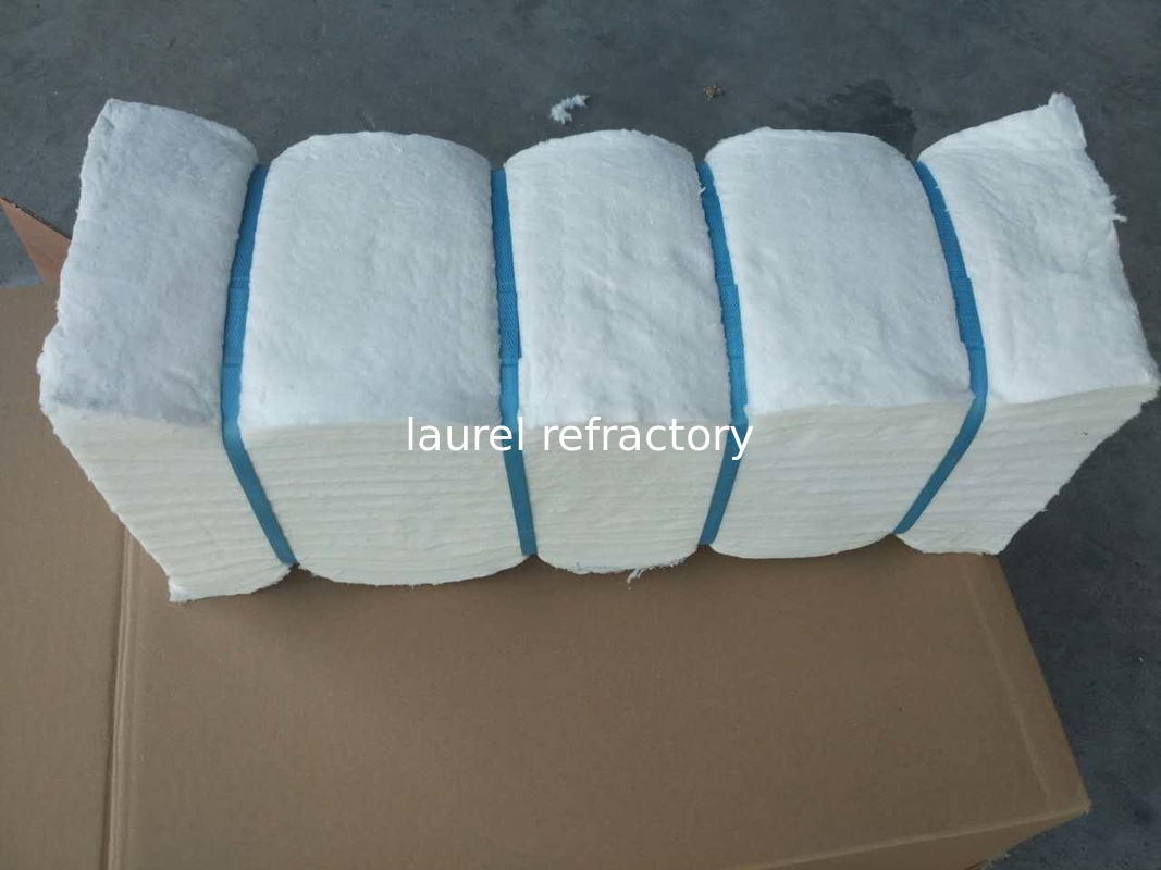 Rectangle Refractory Insulation Ceramic Fiber Modules For Furnaces And Ovens with Anchor